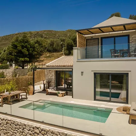 Hilaritas Sea View In Kefalonia With Private Pool And Jacuzzi Casa de Férias Ratzaklíon
