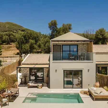 Hilaritas Sea View In Kefalonia With Private Pool And Jacuzzi *
