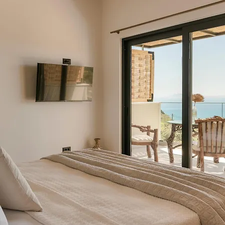 Tatil Evi Hilaritas Luxury Suites Breathtaking Sea Views & Stylish Seclusion In Kefalonia *