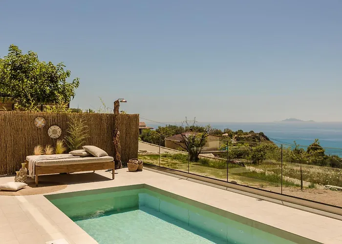 Hilaritas Sea View In Kefalonia With Private Pool And Jacuzzi بيت للعطل *