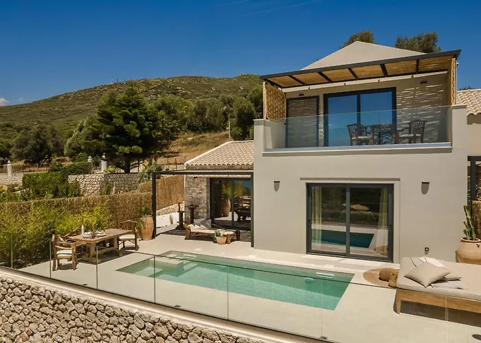Hilaritas Sea View In Kefalonia With Private Pool And Jacuzzi بيت للعطل Ratzaklíon