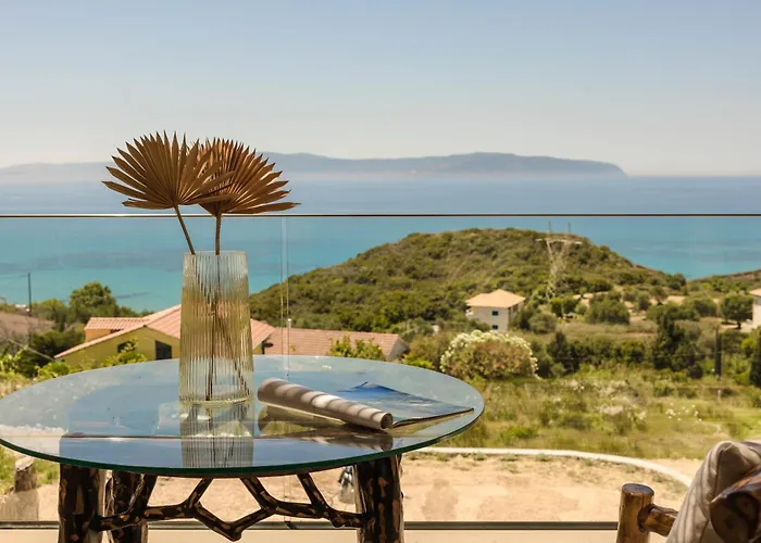 Hilaritas Sea View In Kefalonia With Private Pool And Jacuzzi بيت للعطل *