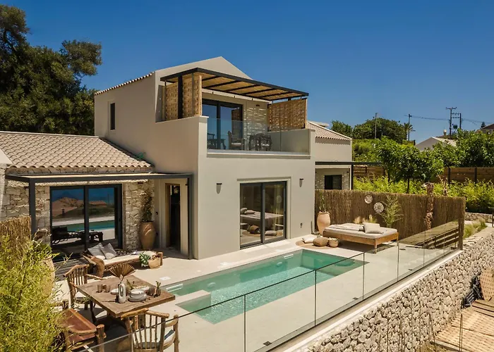 Hilaritas Sea View In Kefalonia With Private Pool And Jacuzzi بيت للعطل Ratzaklíon