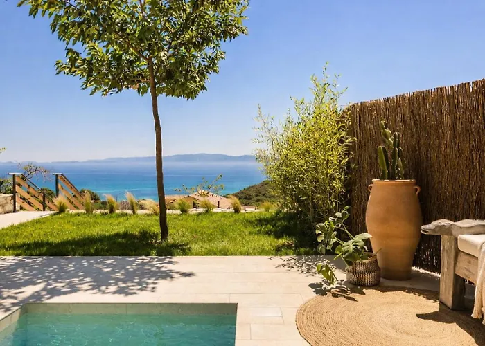 Hilaritas Sea View In Kefalonia With Private Pool And Jacuzzi بيت للعطل Ratzaklíon