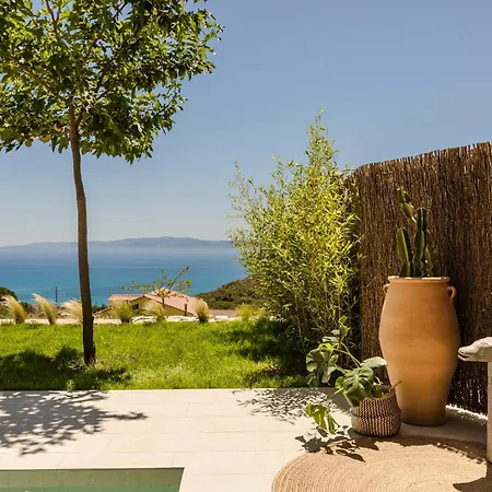 Hilaritas Sea View In Kefalonia With Private Pool And Jacuzzi * Ratzaklíon